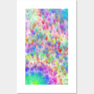 Splatter Tie Dye Posters and Art